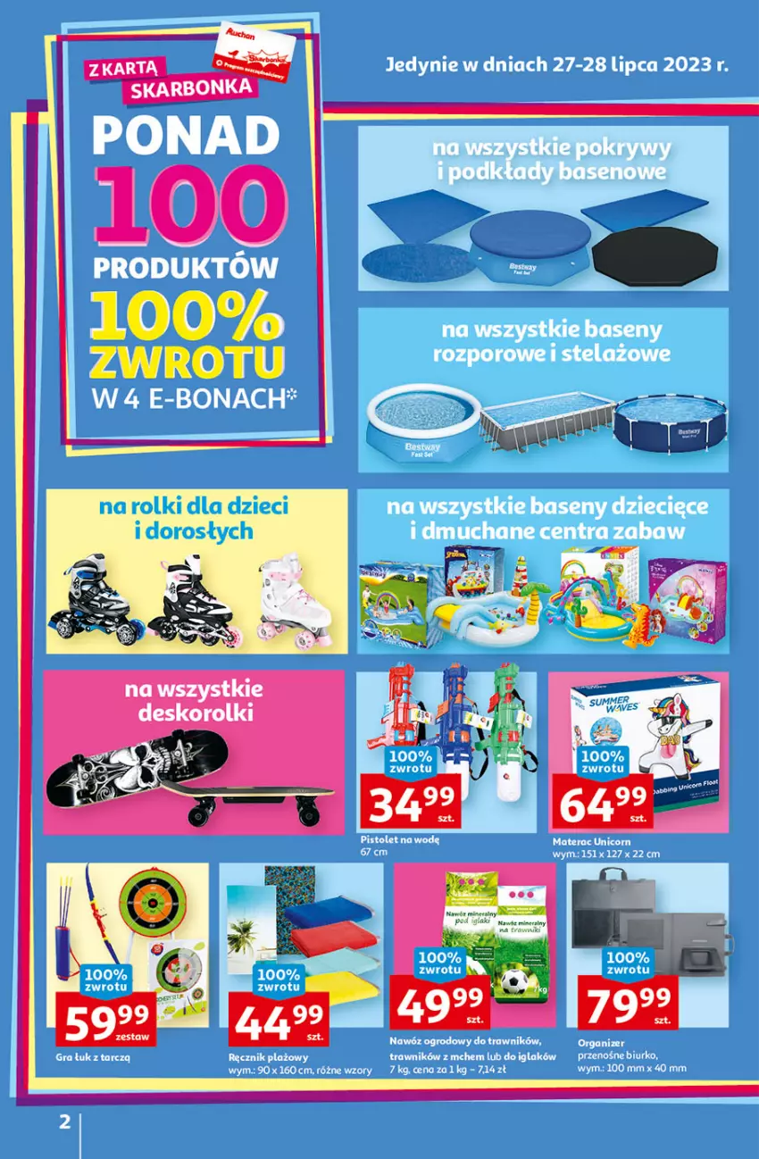 Gazetka promocyjna Auchan - Gazetka Tanie Zakupy Hipermarket Auchan - ważna 27.07 do 02.08.2023 - strona 2 - produkty: Nawóz