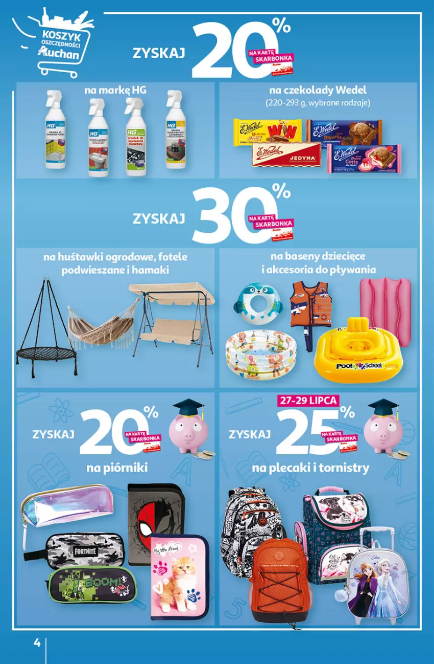 Gazetka promocyjna Auchan - Gazetka Tanie Zakupy Hipermarket Auchan - ważna 27.07 do 02.08.2023 - strona 4 - produkty: Dzieci, Fotel, Hama