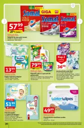 Gazetka promocyjna Auchan - Gazetka Tanie Zakupy Hipermarket Auchan - Gazetka - ważna od 02.08 do 02.08.2023 - strona 20 - produkty: Pur, Gin, Pampers, Papier, Zawieszki, Bref, Tablet, Majtki, Papier toaletowy, Somat, Chusteczki, Pieluchomajtki, Zmywarki, Ariel, Tabletki do zmywarki