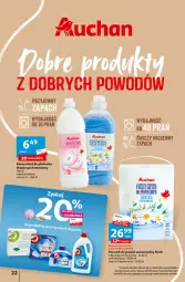 Gazetka promocyjna Auchan - Gazetka Tanie Zakupy Hipermarket Auchan - Gazetka - ważna od 02.08 do 02.08.2023 - strona 22 - produkty: Proszek do prania, Perfum