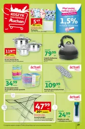 Gazetka promocyjna Auchan - Gazetka Tanie Zakupy Hipermarket Auchan - Gazetka - ważna od 02.08 do 02.08.2023 - strona 27 - produkty: Deska do prasowania, Czajnik, Pojemnik, Suszarka, Owoce, Poduszka