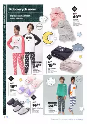 Gazetka promocyjna Carrefour - Gazetka Kolorowych snów - Gazetka - ważna od 07.11 do 07.11.2021 - strona 2 - produkty: Koc, Kapcie, Szlafrok, Dzieci, Piżama
