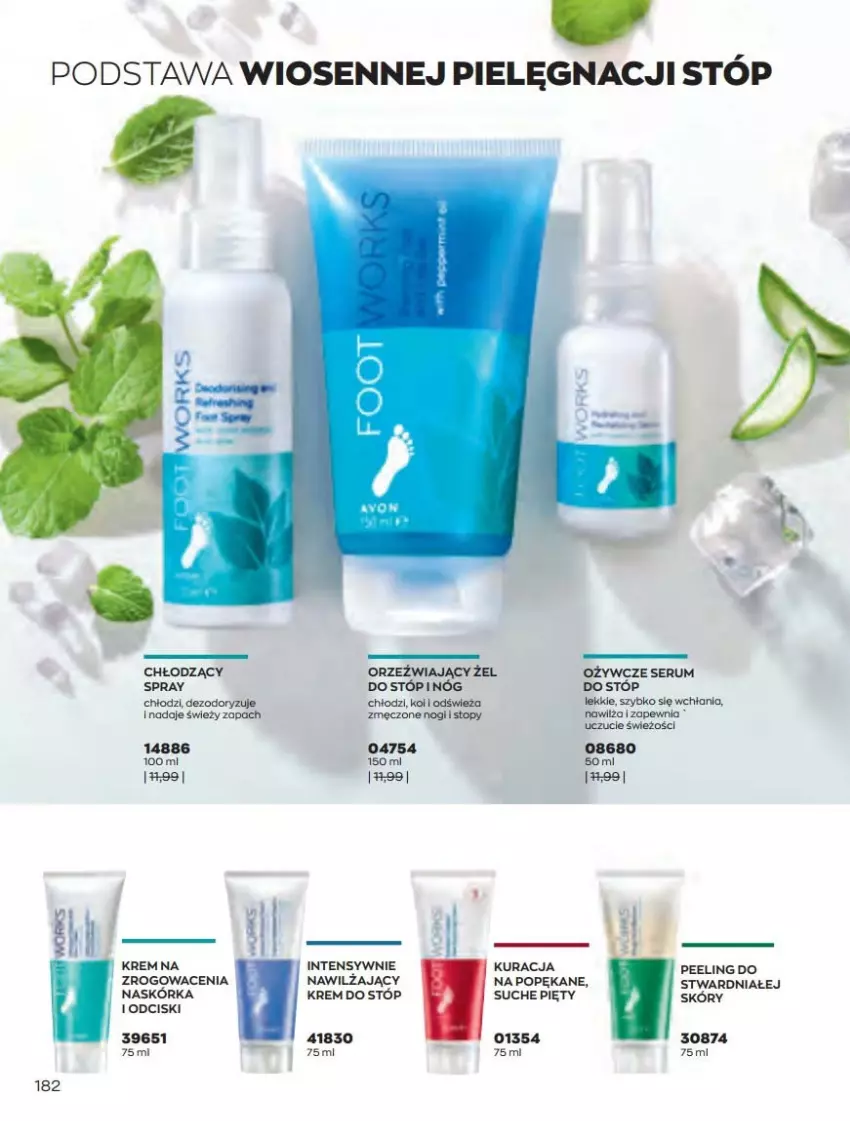 Gazetka promocyjna Avon - Katalog Avon 4/2022 kampania kwiecień - ważna 01.04 do 30.04.2022 - strona 182 - produkty: Orka, Peeling, Rum, Ser, Serum, Top