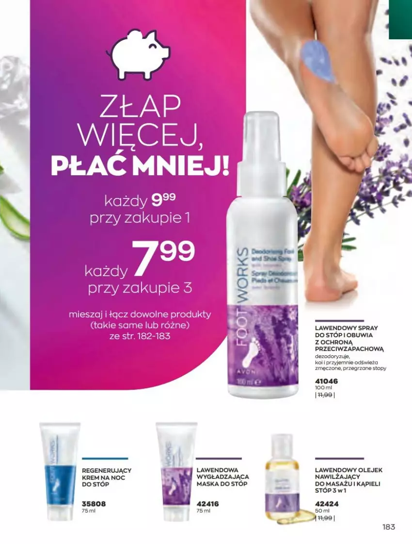 Gazetka promocyjna Avon - Katalog Avon 4/2022 kampania kwiecień - ważna 01.04 do 30.04.2022 - strona 183 - produkty: Olej, Top