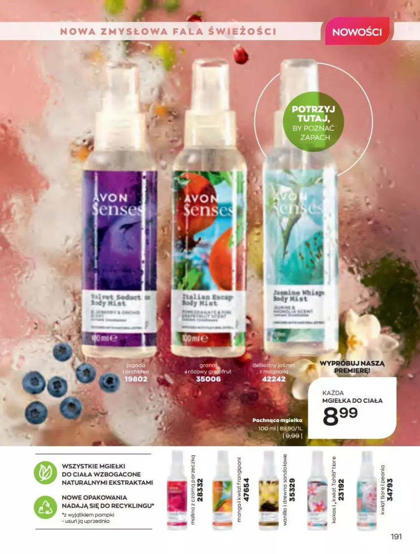 Gazetka promocyjna Avon - Katalog Avon 4/2022 kampania kwiecień - ważna 01.04 do 30.04.2022 - strona 191 - produkty: Body, Kiwi