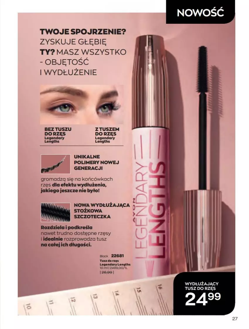 Gazetka promocyjna Avon - Katalog Avon 4/2022 kampania kwiecień - ważna 01.04 do 30.04.2022 - strona 27 - produkty: Szczoteczka, Tusz