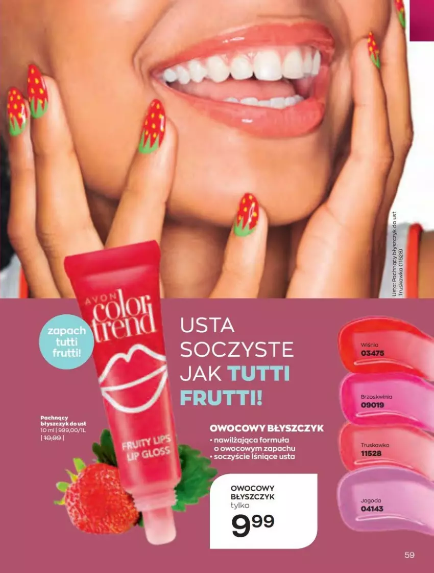 Gazetka promocyjna Avon - Katalog Avon 4/2022 kampania kwiecień - ważna 01.04 do 30.04.2022 - strona 59