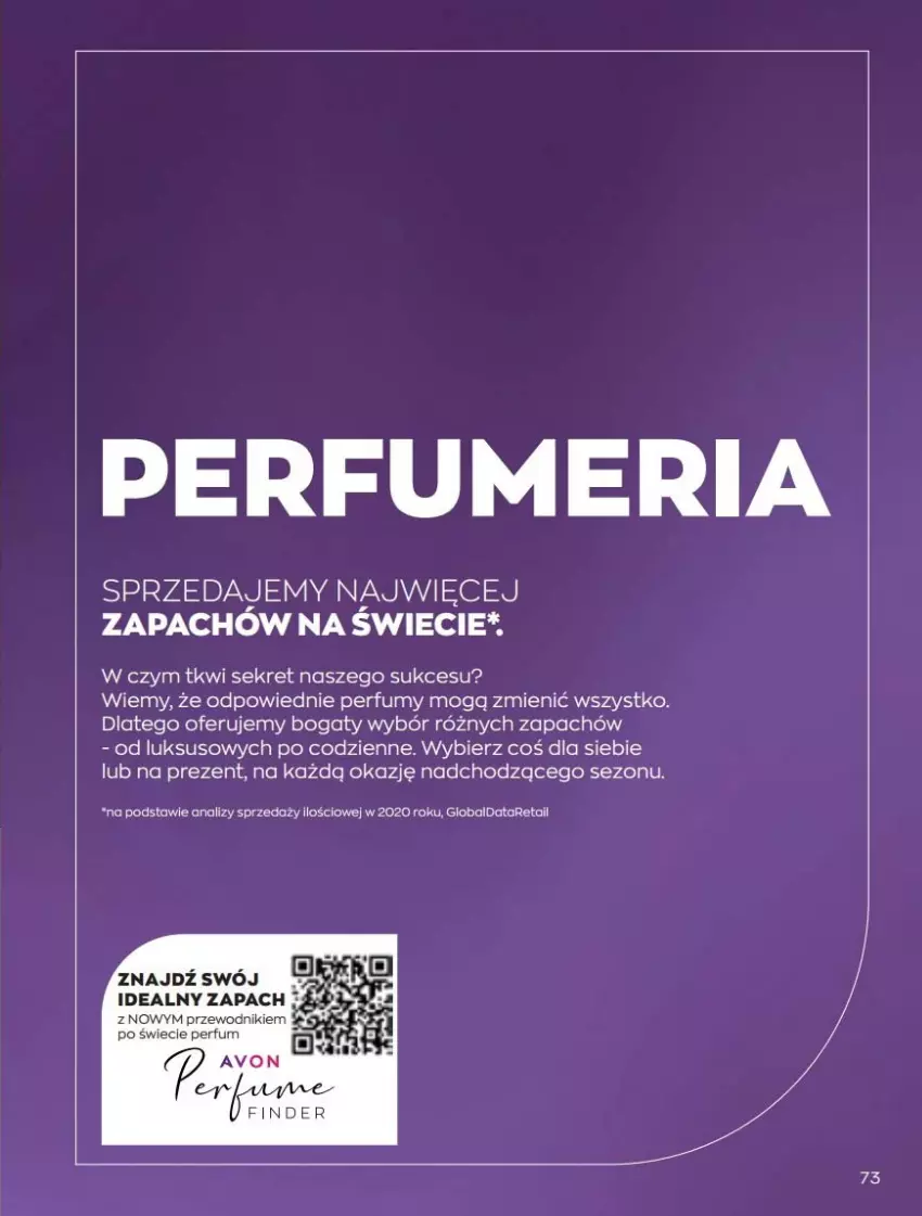 Gazetka promocyjna Avon - Katalog Avon 4/2022 kampania kwiecień - ważna 01.04 do 30.04.2022 - strona 73 - produkty: Kret, Perfum