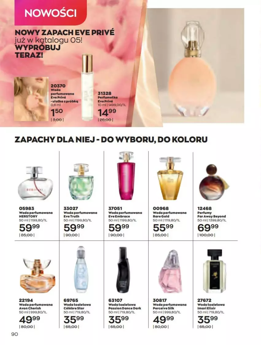 Gazetka promocyjna Avon - Katalog Avon 4/2022 kampania kwiecień - ważna 01.04 do 30.04.2022 - strona 90 - produkty: Ariel, Fa, Perfum, Woda, Woda perfumowana, Woda toaletowa