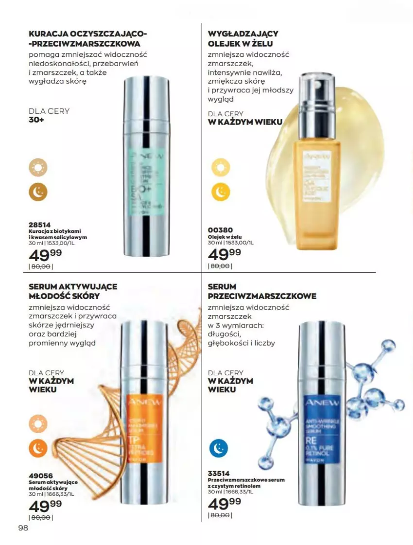 Gazetka promocyjna Avon - Katalog Avon 4/2022 kampania kwiecień - ważna 01.04 do 30.04.2022 - strona 98 - produkty: Mars, Olej, Rum, Ser, Serum