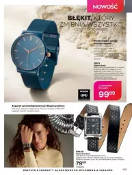 Gazetka promocyjna Avon - Katalog Avon 4/2022 kampania kwiecień - Gazetka - ważna od 30.04 do 30.04.2022 - strona 153 - produkty: Zegarek, Top, Cynk, Pasek, Zegar, Bateria, Fanta, Fa