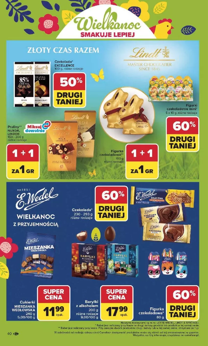 Gazetka promocyjna Carrefour - Gazetka Carrefour, Market od poniedziałku! - ważna 30.03 do 04.04.2026 - strona 42 - produkty: Alkohole, Baryłki, Czekolada, LG