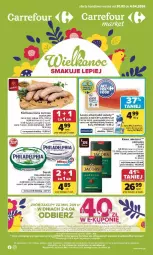 Gazetka promocyjna Carrefour - Gazetka Carrefour, Market od poniedziałku! - Gazetka - ważna od 04.04 do 04.04.2026 - strona 1 - produkty: Sok, Ser, Por, Koc, Sokołów, Kawa mielona, Kawa, Serek, Kiełbasa biała, Jacobs, Olej, Kiełbasa, Philadelphia