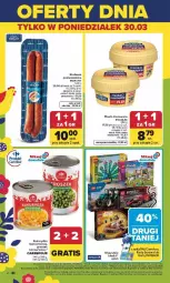 Gazetka promocyjna Carrefour - Gazetka Carrefour, Market od poniedziałku! - Gazetka - ważna od 04.04 do 04.04.2026 - strona 4 - produkty: Ser, Por, Kukurydza konserwowa, Kiełbasa podwawelska, Wawel, LEGO, Morliny, Klocki, POLMLEK, Masło, Kiełbasa, Groszek, Kukurydza