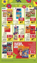 Gazetka promocyjna Carrefour - Gazetka Carrefour, Market od poniedziałku! - Gazetka - ważna od 04.04 do 04.04.2026 - strona 47 - produkty: Cheetos, Ser, Orzeszki, Chrupki, Pepsi, Popcorn, Danio, Lorenz, Felix, Monster Munch, Aksam, Orzeszki ziemne, LG