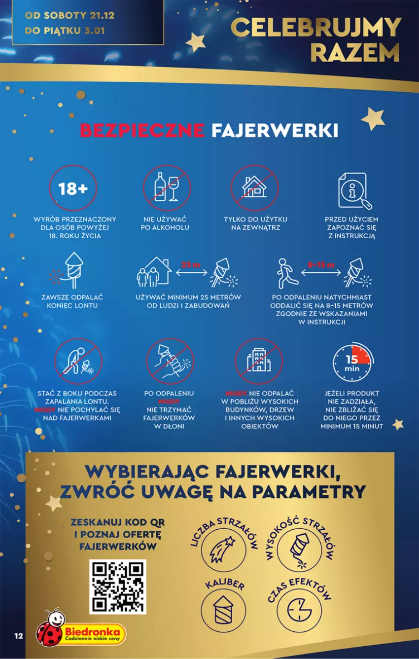 Gazetka promocyjna Biedronka - Okazje tygodnia - ważna 16.12 do 29.12.2024 - strona 12 - produkty: Fa, Sok