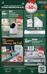 Gazetka promocyjna Biedronka - Okazje tygodnia - Gazetka - ważna od 29.12 do 29.12.2024 - strona 37 - produkty: Ser, AEG, Kołdra, Pościel, Kosz, Kamera, Monitor, Komplet pościeli, Listwa, Fa