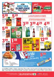 Gazetka promocyjna Spar - EuroSpar - Gazetka - ważna od 24.07 do 24.07.2024 - strona 8 - produkty: Piwo, Piec, Ciasto francuskie, Sos, Sok, Ryż, Rum, Gra, Chipsy, Kosz, Klej, Tortilla, Coca-Cola, Warka, Tatra, Tarczyński, Pepsi, Carlsberg, Przysnacki, Syrop, Dzieci, Kabanos, Piekarnik, Napój, Jabłka, Fa, Oliwa