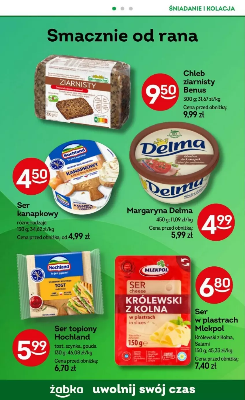 Gazetka promocyjna Żabka - ważna 08.05 do 21.05.2024 - strona 38 - produkty: Chleb, Delma, Gouda, Królewski, Margaryna, Salami, Szynka