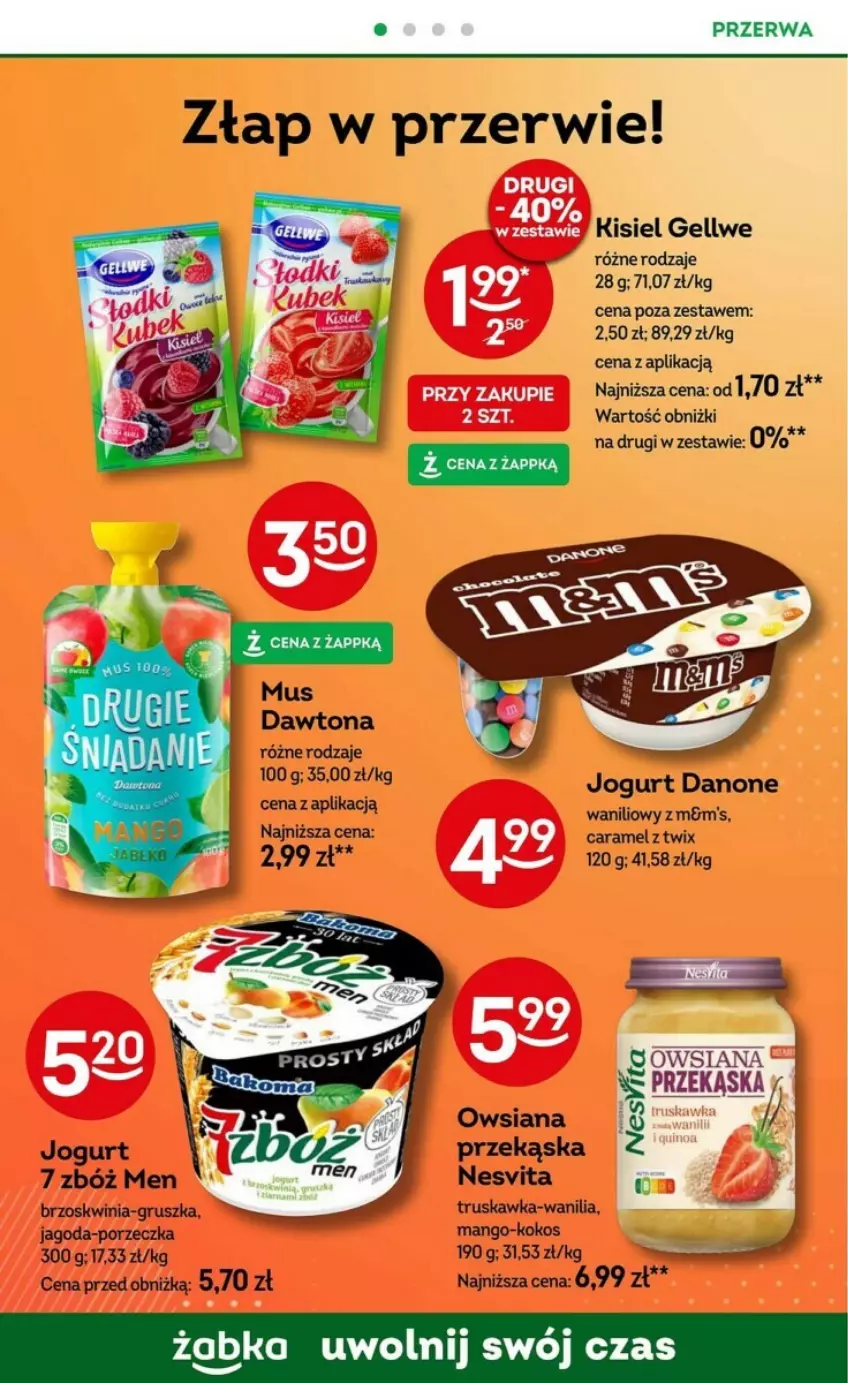 Gazetka promocyjna Żabka - ważna 08.05 do 21.05.2024 - strona 41 - produkty: Danone, Jogurt, Kokos, Mango, Por, Twix