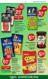 Gazetka promocyjna Żabka - Gazetka - ważna od 21.05 do 21.05.2024 - strona 40 - produkty: Corn flakes, Salami, Bell, Dżem, Berlinki