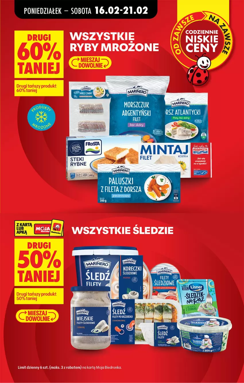 Gazetka promocyjna Biedronka - Gazetka - ważna 16.02 do 23.02.2026 - strona 11 - produkty: Dorsz, Mintaj, Stek