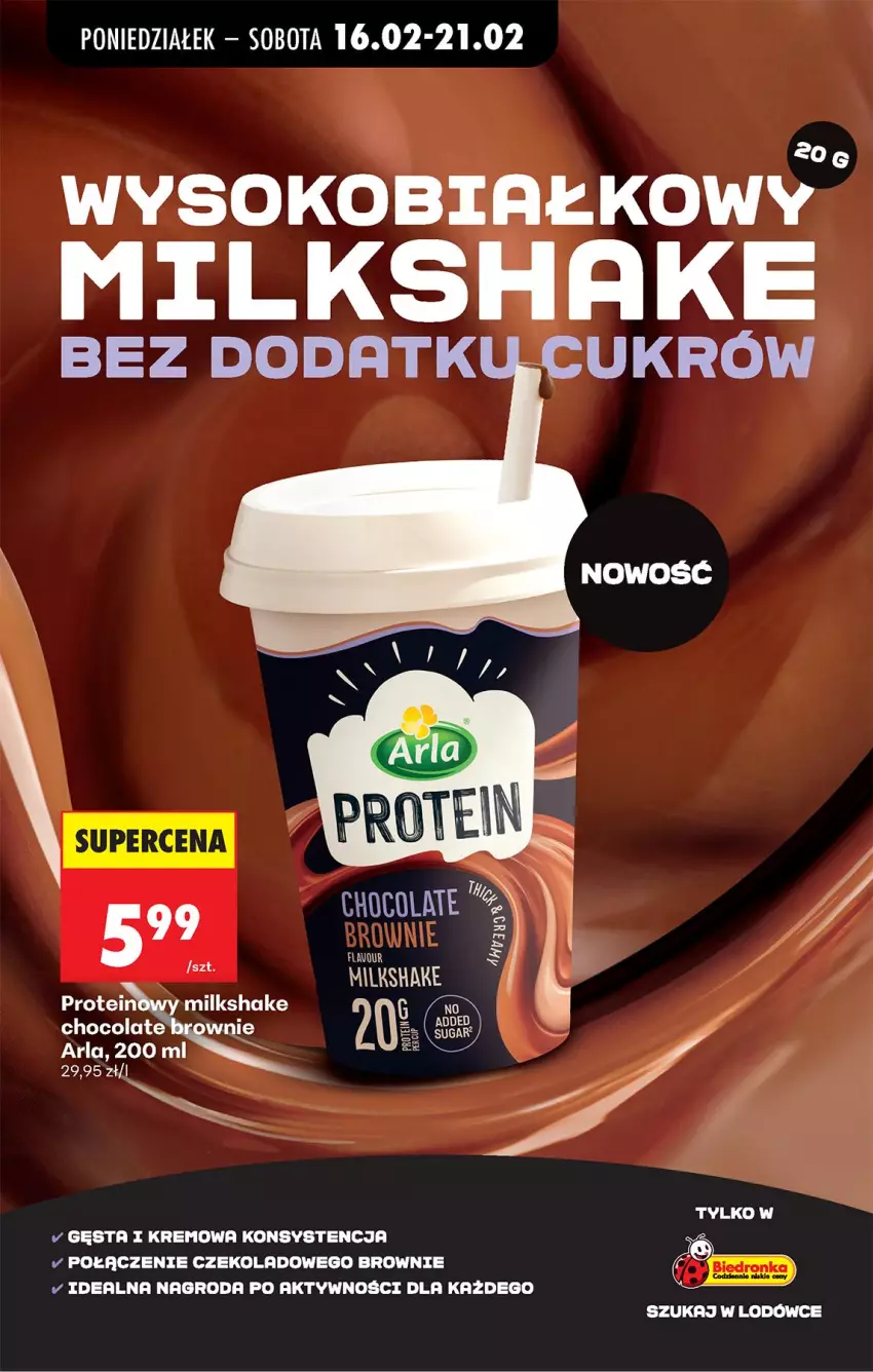 Gazetka promocyjna Biedronka - Gazetka - ważna 16.02 do 23.02.2026 - strona 44 - produkty: Brownie, Sok