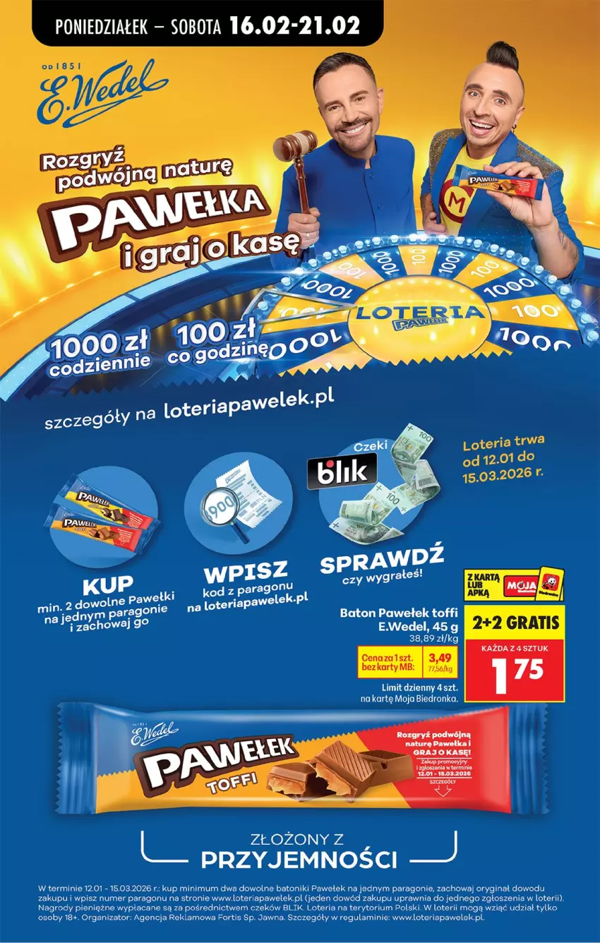 Gazetka promocyjna Biedronka - Gazetka - ważna 16.02 do 23.02.2026 - strona 57 - produkty: Baton, Fa, Gin, Gra, Gry, Ryż, Tonik