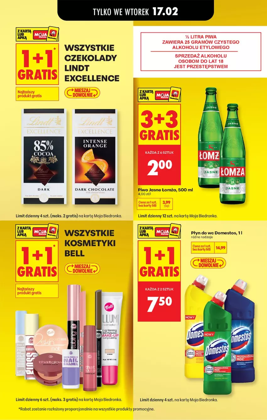 Gazetka promocyjna Biedronka - Gazetka - ważna 16.02 do 23.02.2026 - strona 9 - produkty: Bell, Domestos, Gra, Orka, Piwa, Piwo, Piwo jasne, Por