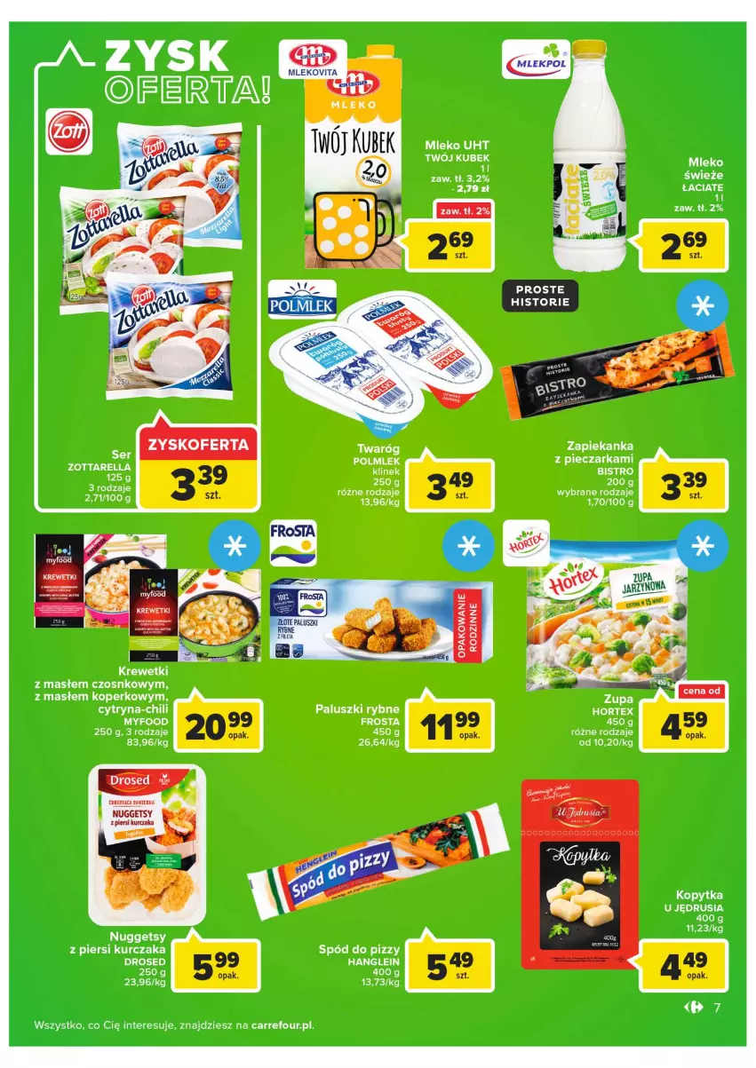 Gazetka promocyjna Carrefour - Gazetka Carrefour - ważna 01.03 do 12.03.2022 - strona 7 - produkty: Kubek, Kurczak, Mleko, Mlekovita