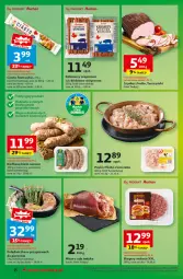 Gazetka promocyjna Auchan - Pewność Niskich Cen Supermarket - Gazetka - ważna od 19.03 do 19.03.2025 - strona 10 - produkty: Piec, Kurczak, Ciasto francuskie, Szynka, Tarczyński, Burger, Kiełbasa biała, Kabanos, Kiełbasa, Mięso
