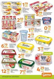 Gazetka promocyjna Gama - Gazetka Gama - Gazetka - ważna od 21.06 do 21.06.2021 - strona 7 - produkty: Piec, Jogurt naturalny, Ser, Gin, Gra, Smakowita, Rama, Jogurt, Danonki, Optima Cardio, Serek homogenizowany, Serek, Optima, Margaryna, Serek twarogowy, Bakoma, Danio, Flora, Jogurt pitny, Almette