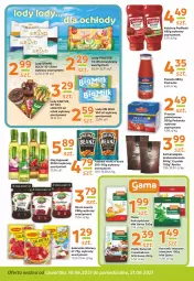 Gazetka promocyjna Gama - Gazetka Gama - Gazetka - ważna od 21.06 do 21.06.2021 - strona 8 - produkty: Ketchup, Kit Kat, Kujawski, Sos, Sól, Gra, Kaktus, Winiary, Big Milk, Stek, Dżem, Sól himalajska, Lion, Lody, Galaretka, Podravka, Pudliszki, Gala, Olej, Heinz, Fa