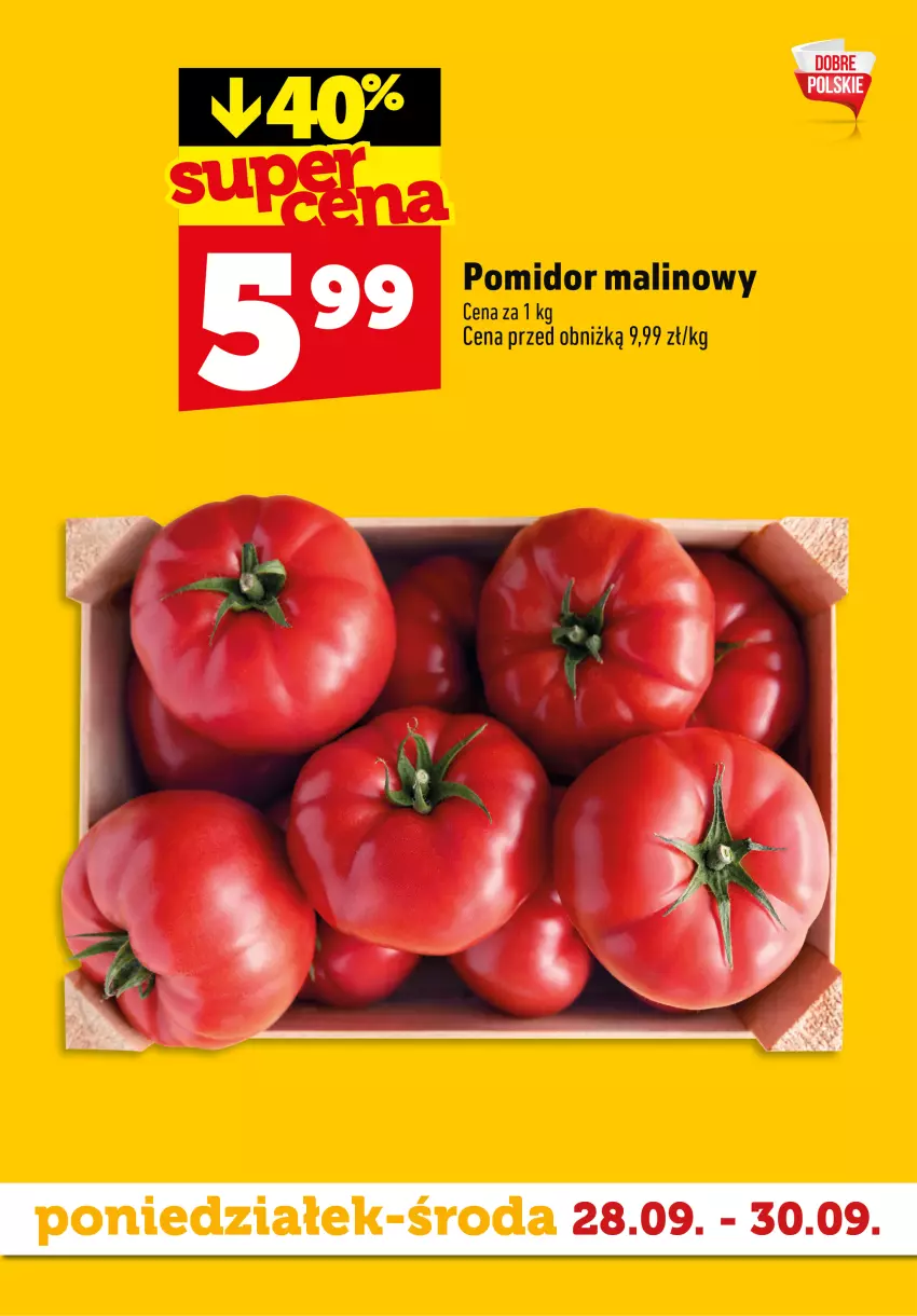 Gazetka promocyjna Topaz - Gazetka - ważna 28.09 do 30.09.2026 - strona 3 - produkty: Pomidor malinowy