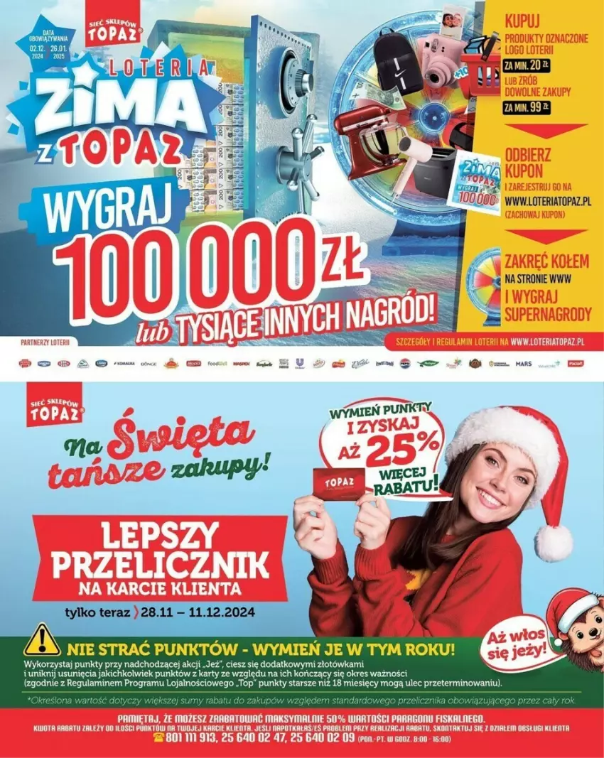 Gazetka promocyjna Topaz - ważna 28.11 do 11.12.2024 - strona 12 - produkty: Gra, Mars, Top