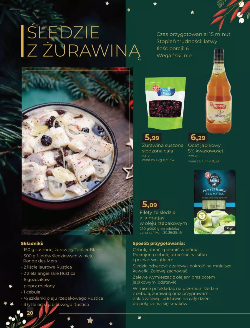 Gazetka promocyjna E Leclerc - ważna 12.12 do 24.12.2022 - strona 20 - produkty: Kawa, LANA, Lanki, Laur, Matjas, Ocet, Olej, Por, Rust, Top, Wódka