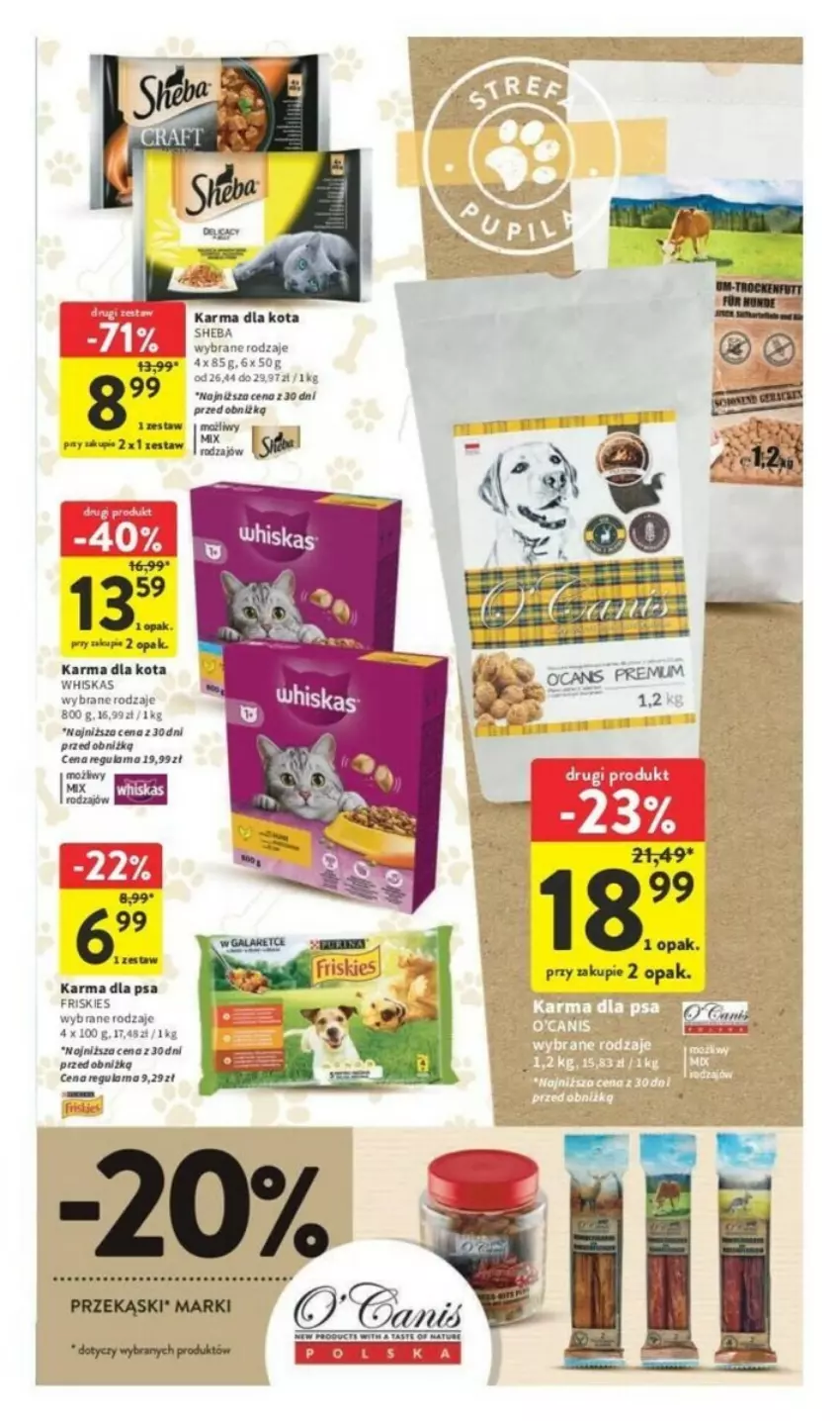 Gazetka promocyjna Intermarche - ważna 07.09 do 13.09.2023 - strona 29 - produkty: Fa, Friskies, Sheba, Whiskas