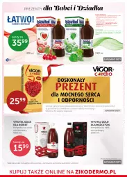 Gazetka promocyjna Ziko - 13-26.01.2021 - Gazetka - ważna od 26.01 do 26.01.2022 - strona 18 - produkty: Sok, Ser, Gin, Zdrowie, Tonik, Biovital, Suplement diety, Fa