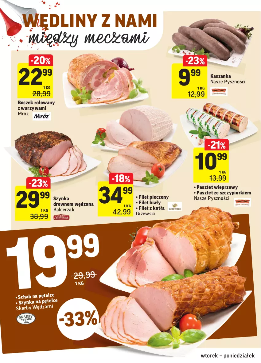 Gazetka promocyjna Intermarche - Gazetka promocyjna - ważna 06.07 do 12.07.2021 - strona 10 - produkty: Boczek, Kasza, Kaszanka, Pasztet, Piec, Szynka, Warzywa