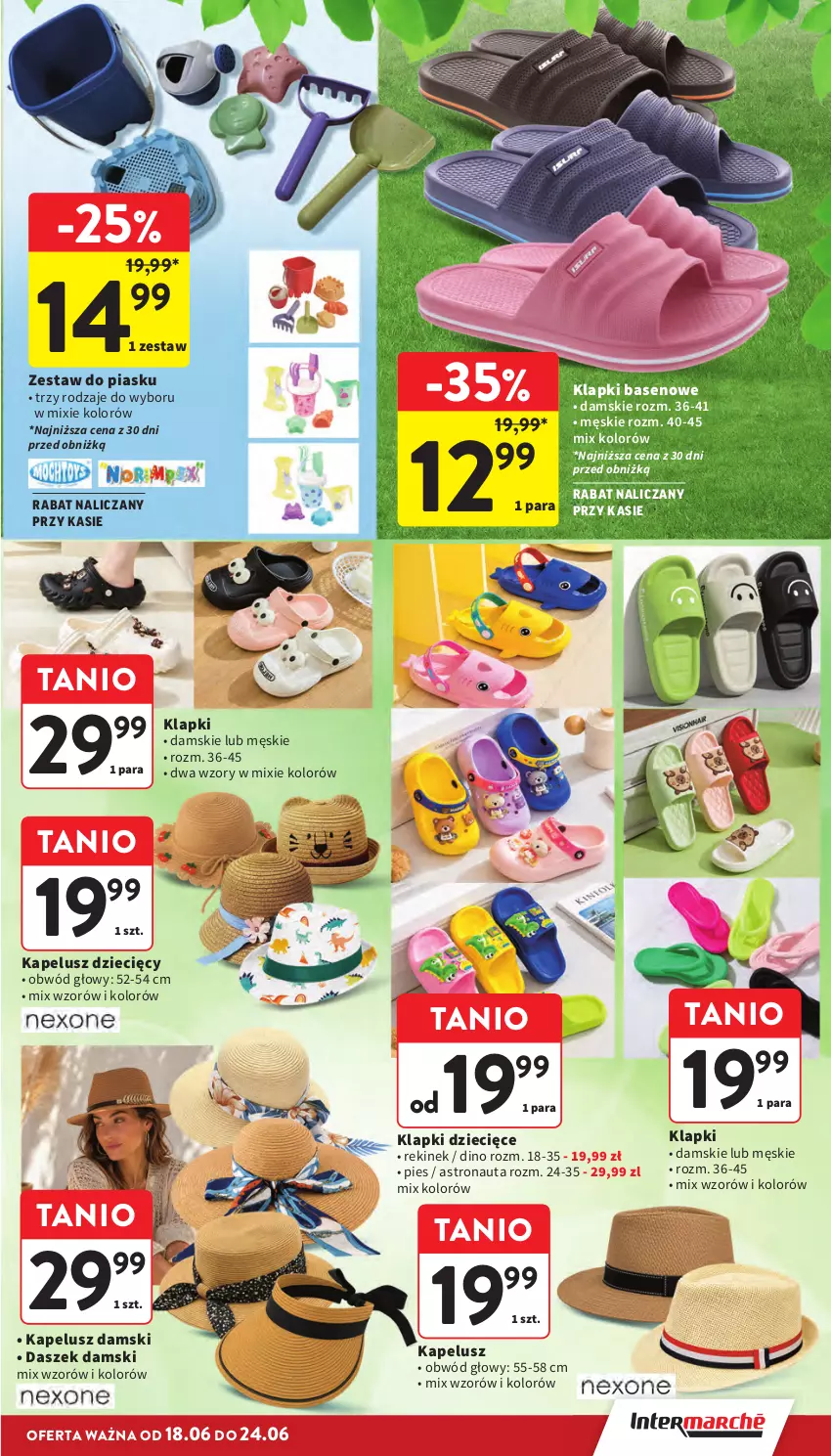 Gazetka promocyjna Intermarche - Gazetka promocyjna - ważna 18.06 do 24.06.2026 - strona 39 - produkty: Dzieci, Klapki