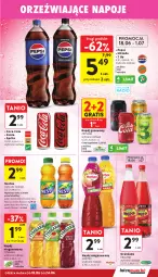 Gazetka promocyjna Intermarche - Gazetka promocyjna - Gazetka - ważna od 24.06 do 24.06.2026 - strona 31 - produkty: Gra, Mirinda, Coca-Cola, Pepsi, Oranżada, Aloe vera, Hellena, Napój gazowany, Tymbark, Fanta, Napój niegazowany, Sprite, Napój, Nestea, Hortex, Fa