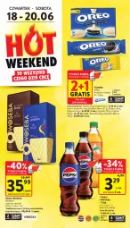 Gazetka promocyjna Intermarche - Gazetka promocyjna - Gazetka - ważna od 24.06 do 24.06.2026 - strona 4 - produkty: Ciastka, Gin, Gra, Mirinda, Kawa mielona, Kawa, Pepsi, Woseba, Oreo, Brownie