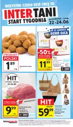 Gazetka promocyjna Intermarche - Gazetka promocyjna - Gazetka - ważna od 24.06 do 24.06.2026 - strona 42 - produkty: Szynka wieprzowa, Szynka, Torba, Merci