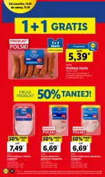 Gazetka promocyjna Lidl - GAZETKA - Gazetka - ważna od 15.10 do 15.10.2022 - strona 12 - produkty: Gra, Szynka wieprzowa, Szynka, PIKOK, Kiełbasa, Kiełbasa śląska