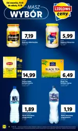 Gazetka promocyjna Lidl - GAZETKA - Gazetka - ważna od 15.10 do 15.10.2022 - strona 8 - produkty: Majonez, Torebka, Nałęczowianka, Winiary, Herbata czarna, Lack, Lipton, Woda mineralna, Woda, Herbata