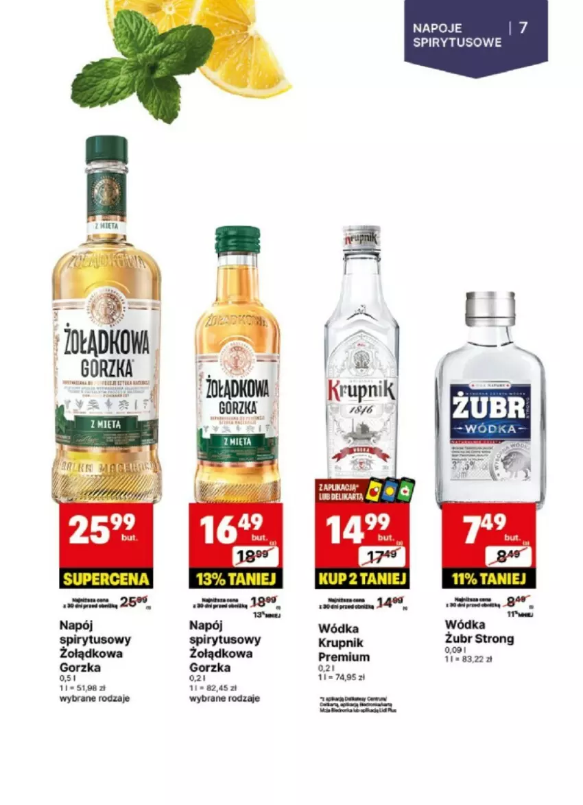 Gazetka promocyjna Delikatesy Centrum - ważna 09.09 do 22.09.2024 - strona 14 - produkty: Krupnik, Napój, Napoje, Wódka