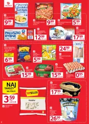 Gazetka promocyjna Selgros - Oferta spożywcza - Gazetka - ważna od 14.06 do 14.06.2023 - strona 10 - produkty: Kalafior, Warzywa, Gin, Gry, Jaja, Ananas, Paluszki rybne, Lody, Pizza, Matjas, Maliny, Zielona Budka, Mintaj, Frytki, Mango