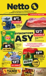 Gazetka promocyjna Netto - Artykuły spożywcze - Gazetka - ważna od 16.08 do 16.08.2023 - strona 1 - produkty: Piwa, Piwo, Gra, Borówka, Borówka amerykańska, Papryka, Chipsy, Lody, Limonka, Boczek, Lay’s, Boczek wieprzowy