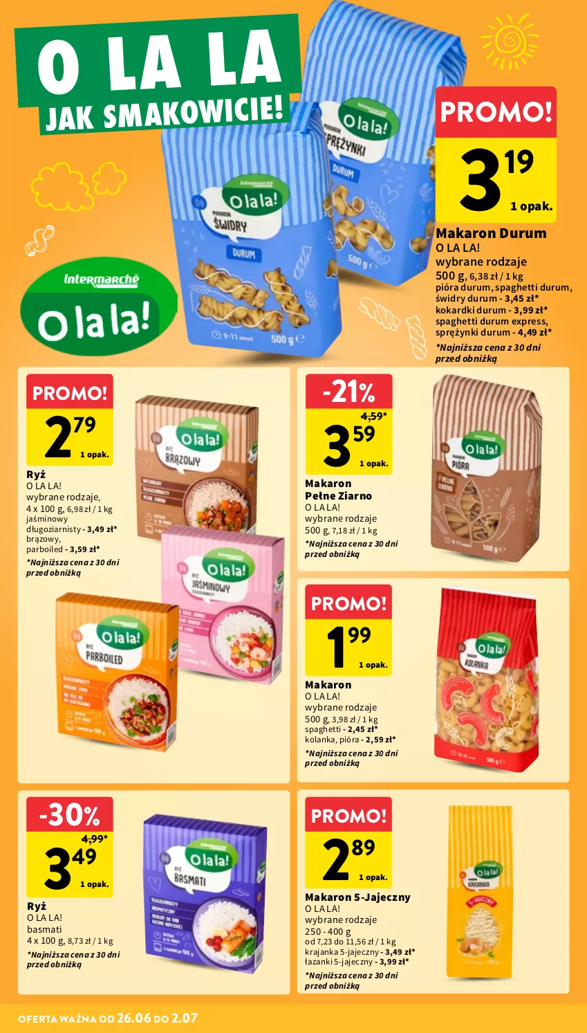 Gazetka promocyjna Intermarche - Gazetka promocyjna - ważna 26.06 do 02.07.2025 - strona 27 - produkty: Makaron, Rum, Ryż, Spaghetti
