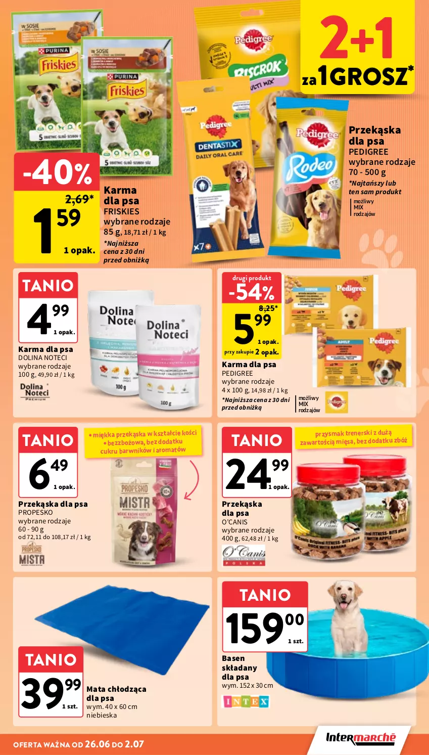 Gazetka promocyjna Intermarche - Gazetka promocyjna - ważna 26.06 do 02.07.2025 - strona 38 - produkty: Friskies, Mata chłodząca, Pedigree